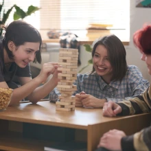 Picture of Students playing games